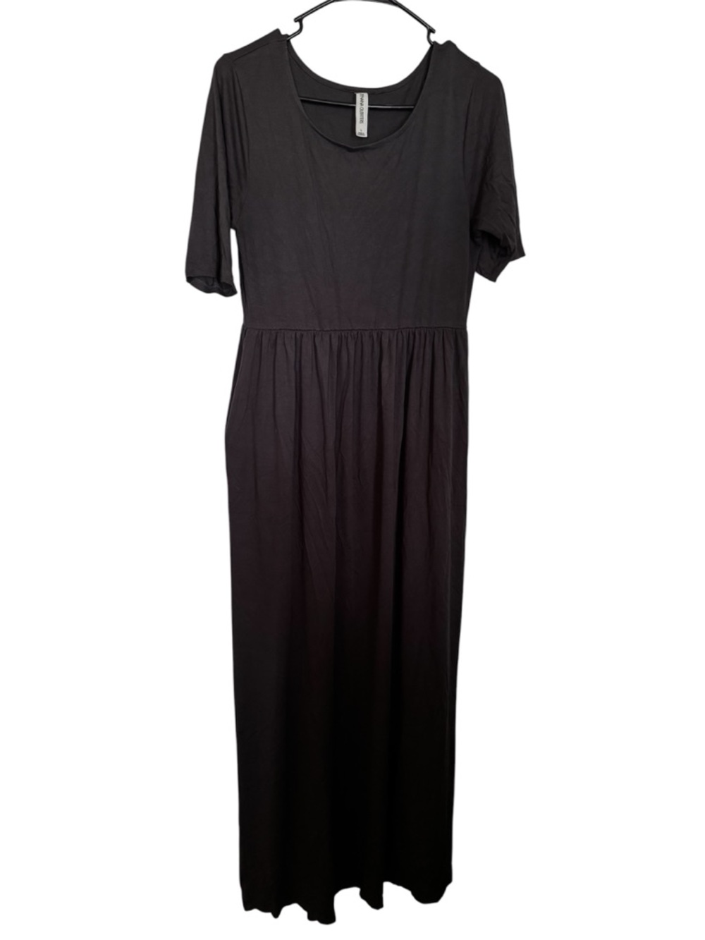 Zenana Outfitters Grey T-Shirt Maxi Dress 🩶